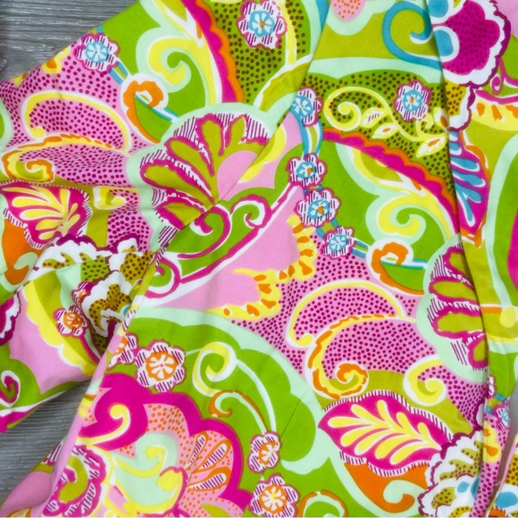 Harve Benard Womens Lined Blazer Multicolor Cotton Blend Jacket Sz 12 shirt top - Picture 3 of 7